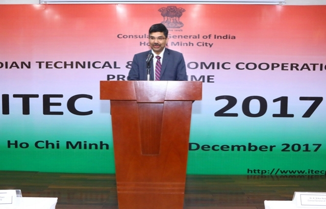 The Consulate General of India celebrated 'ITEC Day 2017' on HCM City on the 22 December 2017. 