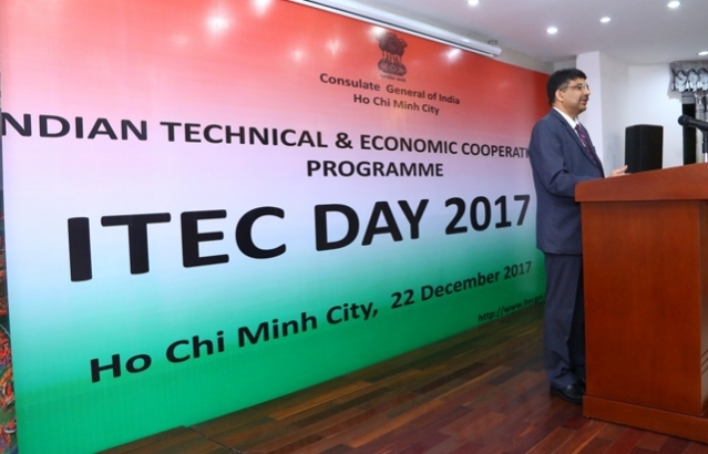 The Consulate General of India celebrated 'ITEC Day 2017' on HCM City on the 22 December 2017. 