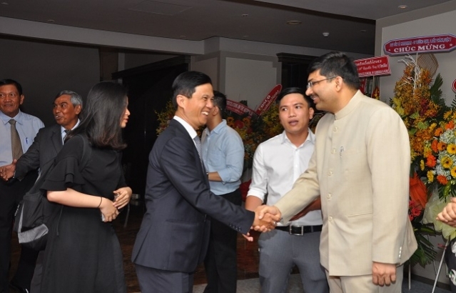 Reception hosted by Consul General of India to celebrate 69th Republic Day of India on 29 January 2018 at hotel Sofitel in Ho Chi Minh City