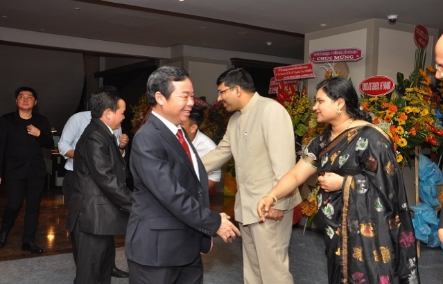 Reception hosted by Consul General of India to celebrate 69th Republic Day of India on 29 January 2018 at hotel Sofitel in Ho Chi Minh City