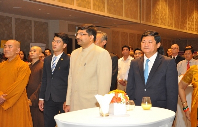 Reception hosted by Consul General of India to celebrate 69th Republic Day of India on 29 January 2018 at hotel Sofitel in Ho Chi Minh City