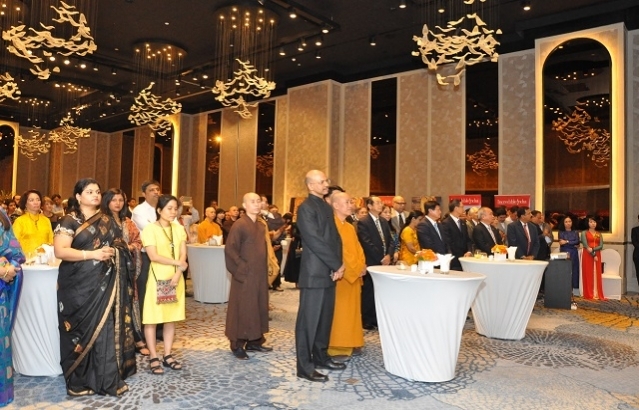 Reception hosted by Consul General of India to celebrate 69th Republic Day of India on 29 January 2018 at hotel Sofitel in Ho Chi Minh City