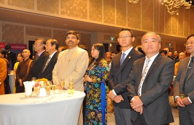 Reception hosted by Consul General of India to celebrate 69th Republic Day of India on 29 January 2018 at hotel Sofitel in Ho Chi Minh City