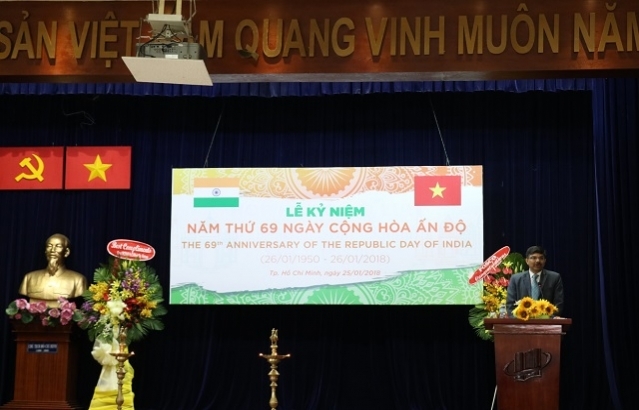 Commemoration of 69th Republic Day by HUFO and VIFA on 25 January, 2018  in Ho Chi Minh City
