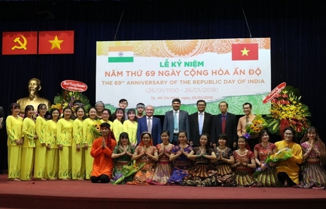 Commemoration of 69th Republic Day by HUFO and VIFA on 25 January, 2018  in Ho Chi Minh City