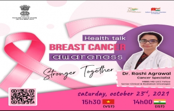 Health Talkshow on Breast Cancer Awareness (23rd October, 2021)
