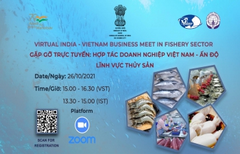 VIRTUAL INDIA - VIETNAM BUSINESS MEET IN FISHERY SECTOR (26th October, 2021)