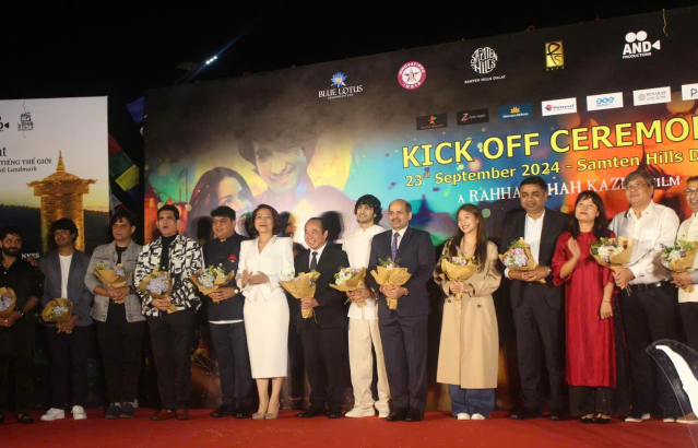 Kick-off ceremony the shooting for the film Love in Vietnam - the first ever film cooperation between Vietnam and India