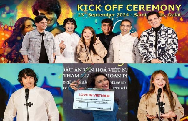 Kick-off ceremony the shooting for the film Love in Vietnam - the first ever film cooperation between Vietnam and India