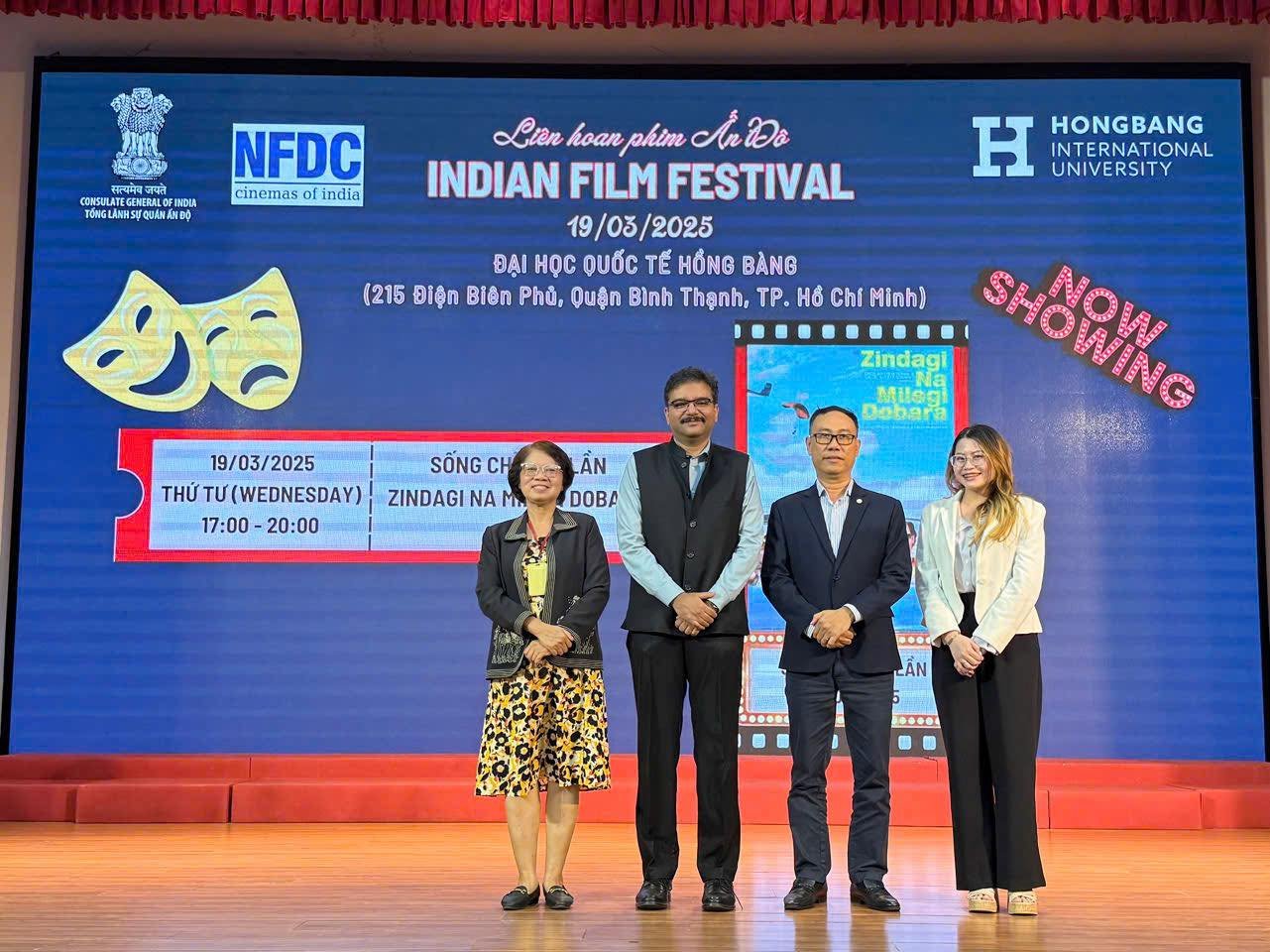 Indian Film Festival 2025 at Hong Bang International University on 19/3/2025