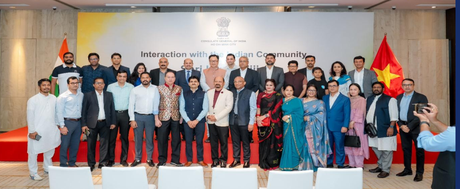 Indian Community Reception in honour of H.E. Mr. Kiren Rijiju, Minister for Parliamentary Affairs and Minister for Minority Affairs, Government of India – 5 May 2025