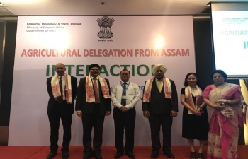 Interaction with Farmers’ Delegation from Assam on 17 May, 2018 in Ho Chi Minh City.