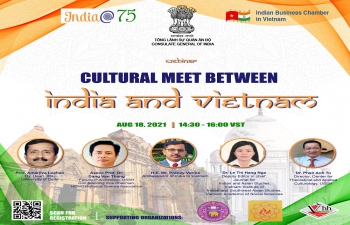 Webinar on 'Cultural Meet Between India & Vietnam (18th August 2021)
