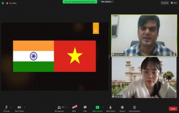 Virtual lecture on 'Geo-economics of India-Vietnam Engagements: Future Prospects' (27th September, 2021).