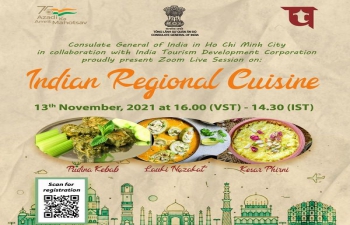 Online cooking session on ‘Indian Regional Cuisines’