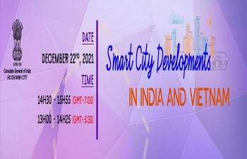 Webinar on Smart City Developments in India and Vietnam (22nd December, 2021)