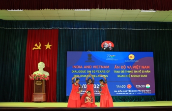 Hybrid Dialogue on “India and Vietnam - 50 years of Diplomatic Relations” (January 20th, 2022).