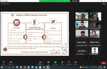 Virtual Meet INDIA – VIETNAM COOPERATION IN COFFEE INDUSTRY 