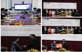 Celebration of 50th Anniversary of Diplomatic Relations between India and Vietnam in collaboration with University of Social Sciences and Humanities (USSH)  